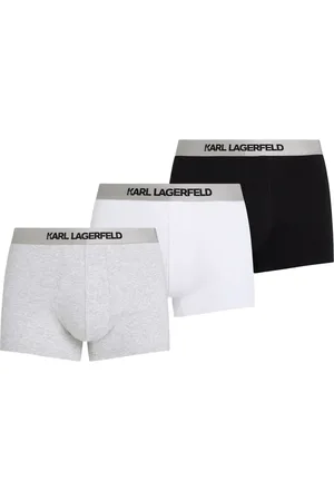 Karl Lagerfeld Metallic-waistband boxers (pack of three)