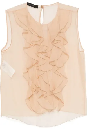 Alberta Ferretti Ruffle-detail blouse