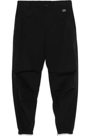 Dolce & Gabbana Logo-plaque tapered trousers