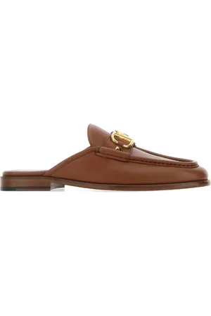 VALENTINO GARAVANI VLogo leather slippers