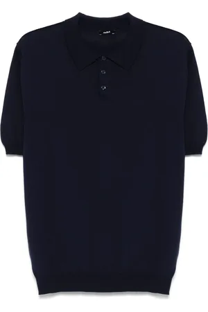 add Knit polo shirt