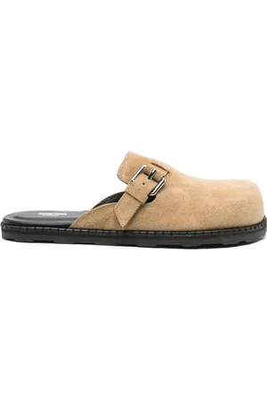 Moschino Suede slides