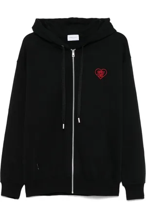Family First Heart zip-up hoodie