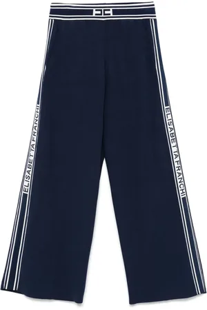 Elisabetta Franchi Contrasting-bands trousers