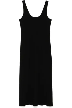 Vince Scoop-neck midi dress