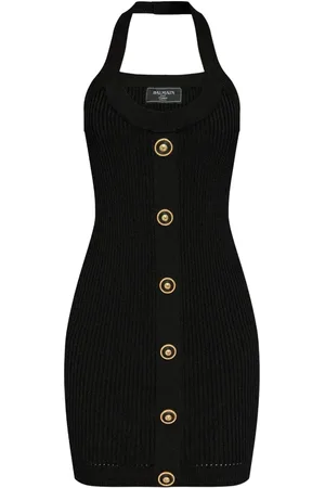 Balmain Ribbed mini dress