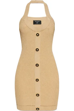 Balmain Ribbed mini dress