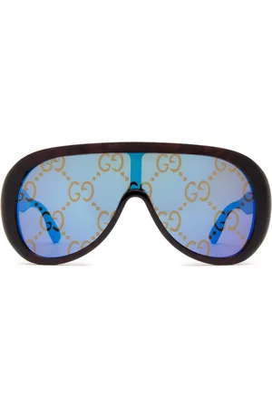 Gucci GG logo-print oversized sunglasses