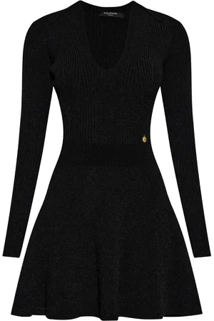 Balmain Logo-charm mini dress