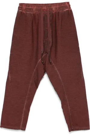 ISAAC SELLAM EXPERIENCE Textured-finish trousers