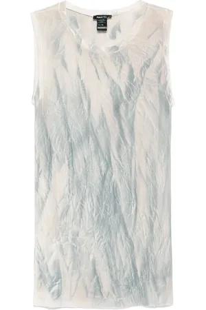 AVANT TOI Marbled-pattern tank top