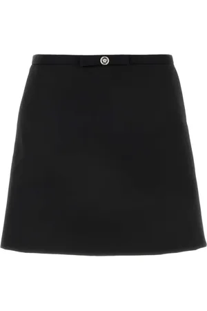 VERSACE Wool mini skirt
