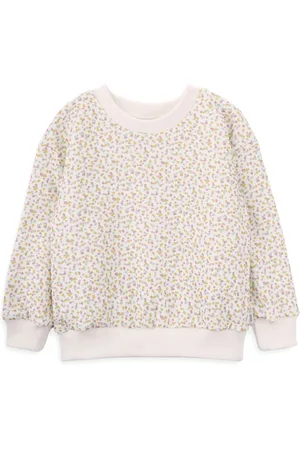 KNOT Small Brushes-print cotton sweatshirt