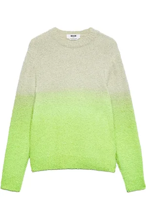 Msgm Degradé terry-effect jumper