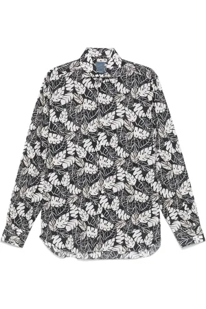 BARBA Floral-print shirt