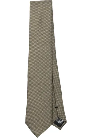 HUGO BOSS Patterned-jacquard tie