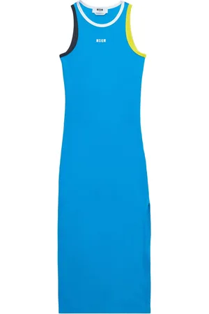 Msgm Logo-print maxi dress