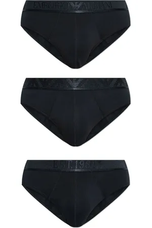 Emporio Armani Logo-waistband briefs (pack of three)