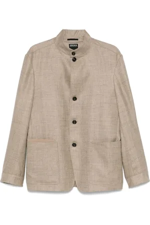 Ermenegildo Zegna Slub-texture blazer
