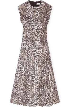 Ganni Leopard-print dress