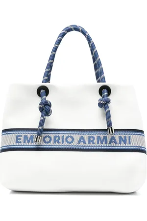 Emporio Armani Logo-embroidered tote bag