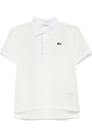 Lacoste Monogram Lace polo shirt