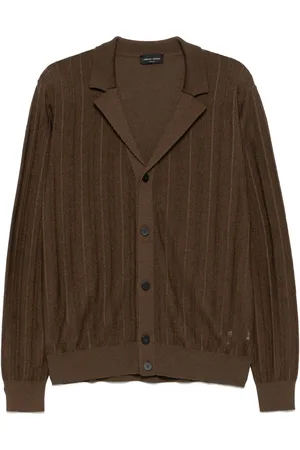Roberto Collina Ribbed-detailed cardigan