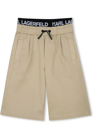 Karl Lagerfeld Logo-waist shorts