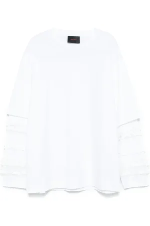 Simone Rocha Ruffled long -sleeve T-shirt