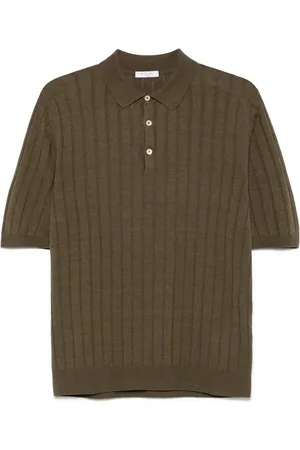 Boglioli Ribbed polo shirt