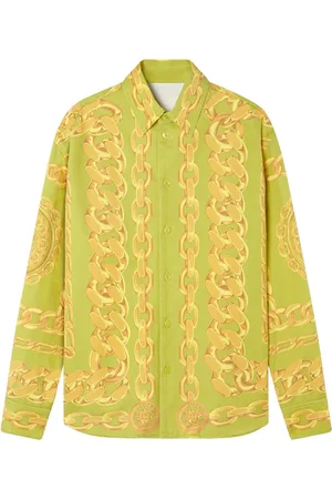 VERSACE Medusa Chains-print shirt