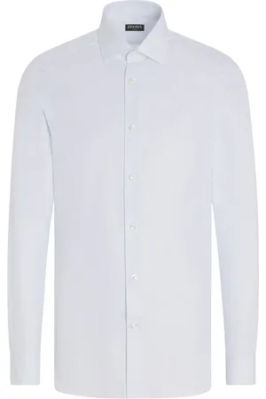 Ermenegildo Zegna Micro-structured cotton shirt