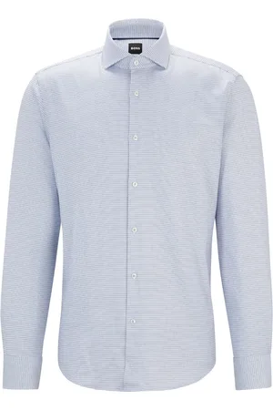 HUGO BOSS Graphic-print cotton shirt