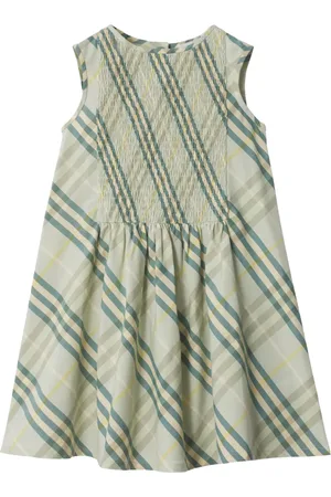 Burberry Check pattern poplin dress