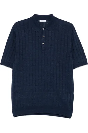 Boglioli Ribbed polo shirt