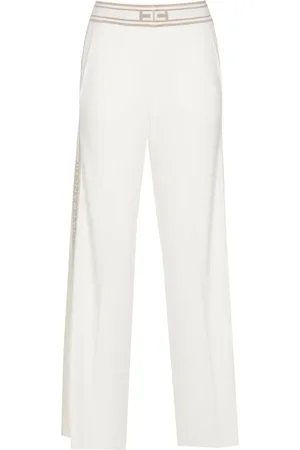 Elisabetta Franchi Contrast-bands trousers