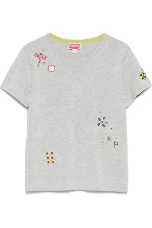 Kenzo Embroidered cotton T-shirt