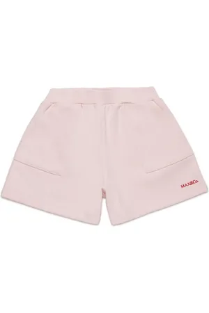 MAX&Co. Kids Logo-embroidered track shorts