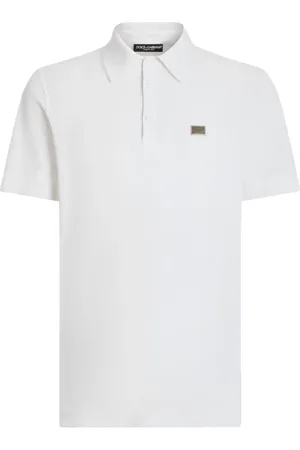 Dolce & Gabbana Logo-plaque polo shirt