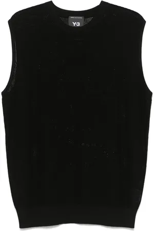 Y-3 X Adidas graphic knit vest