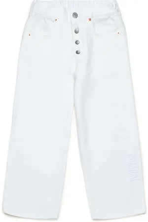 Maison Margiela Logo-embroidered jeans
