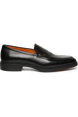 santoni Easy leather loafers