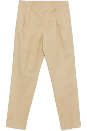 LARDINI Pleated tapered trousers