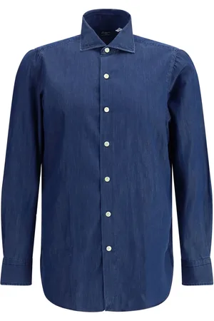 Finamore Button-up cotton shirt