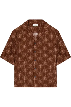 LANEUS Palm-trees shirt