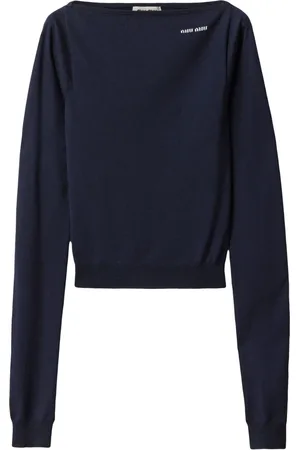 Miu Miu Logo-print top