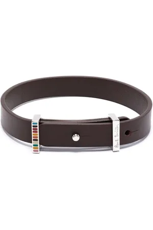 Paul Smith Signature-buckle leather bracelet