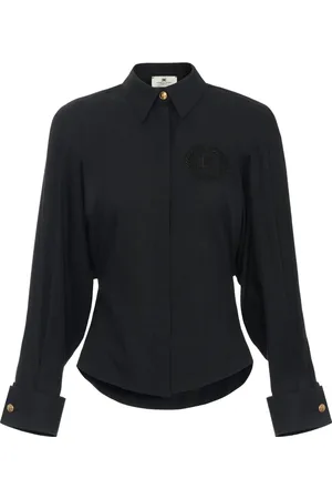 Elisabetta Franchi Embroidered cotton shirt