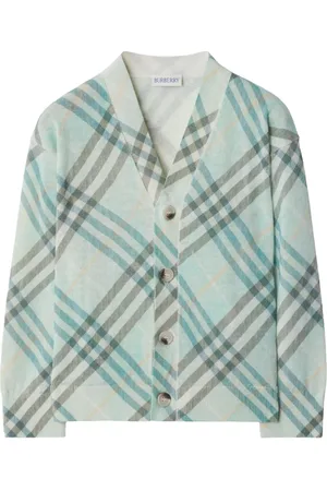 Burberry Check pattern cardigan