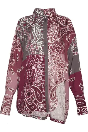 The Attico Bandana-print shirt